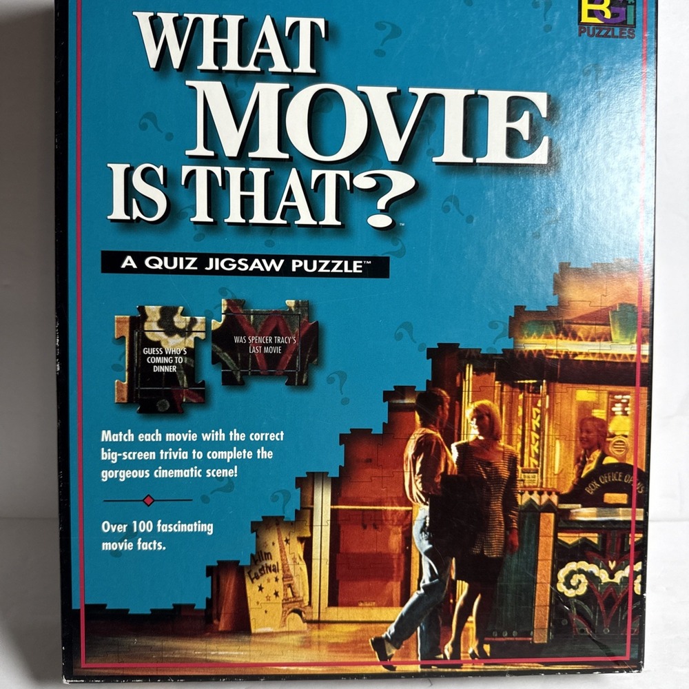 What Movie is That? A QUIZ JIGSAW‎ PUZZLE. 18.75" x 24"  by Buffalo Games